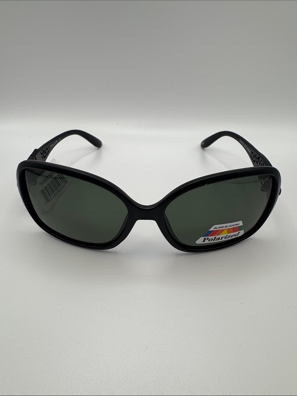 Women's Polarized Black Sunglasses - Picture 1 of 5